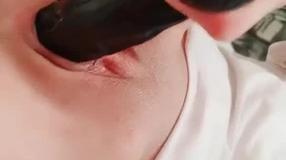 【七天白虎妹AI修复版】第1弹 艹出感情了，还跪着送玫瑰，这么有感觉当然是无套内射啦！